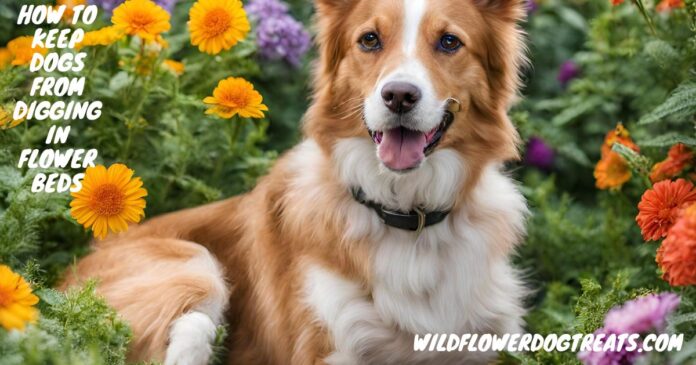 Preventing Dogs from Digging in Flower Beds